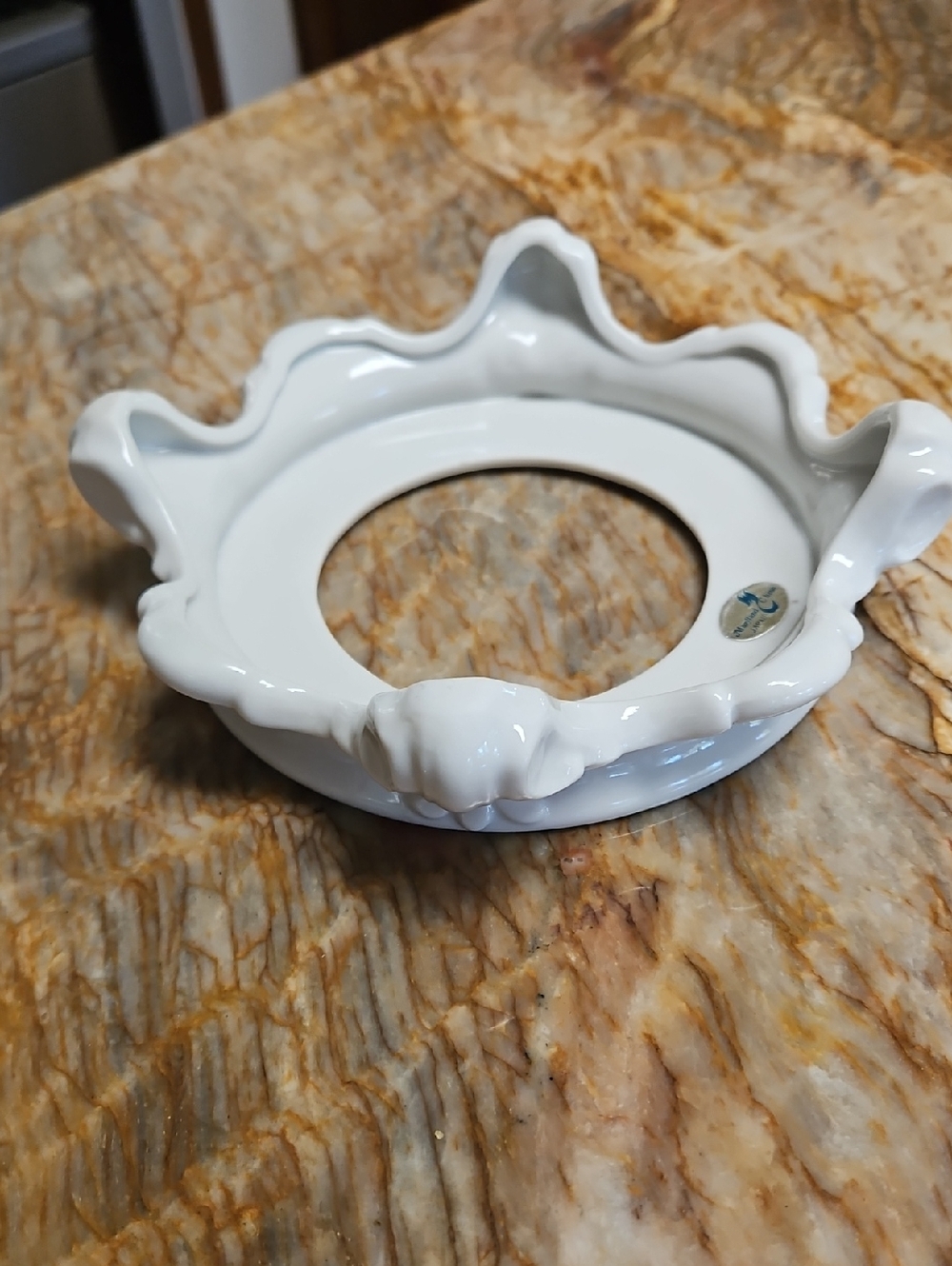 Vintage Porcelain 5" Vase Ring